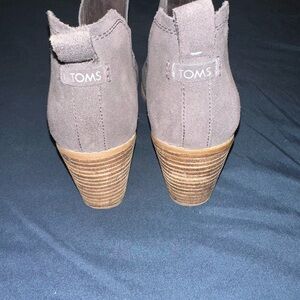 TOMS Women's Charcoal Ankle Booties